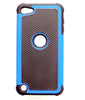 Bracevor Triple Layer Defender Back Case Cover for Apple iPod Touch 5 - Blue