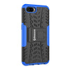 Bracevor Shockproof Realme C2 Hybrid Kickstand Back Case Defender Cover - Blue