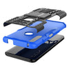 Bracevor Shockproof Honor 9X Hybrid Kickstand Back Case Defender Cover - Blue