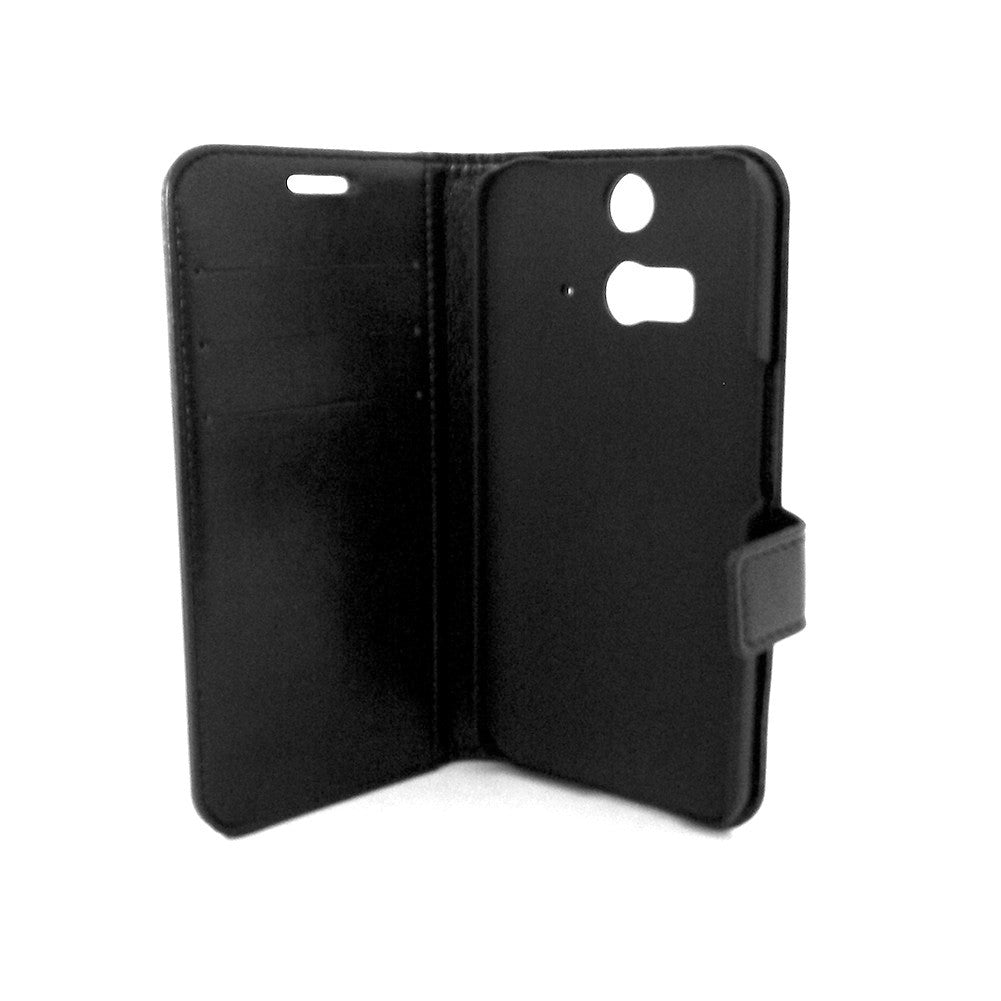 Bracevor HTC Butterfly 2 Wallet Leather Case Cover Black