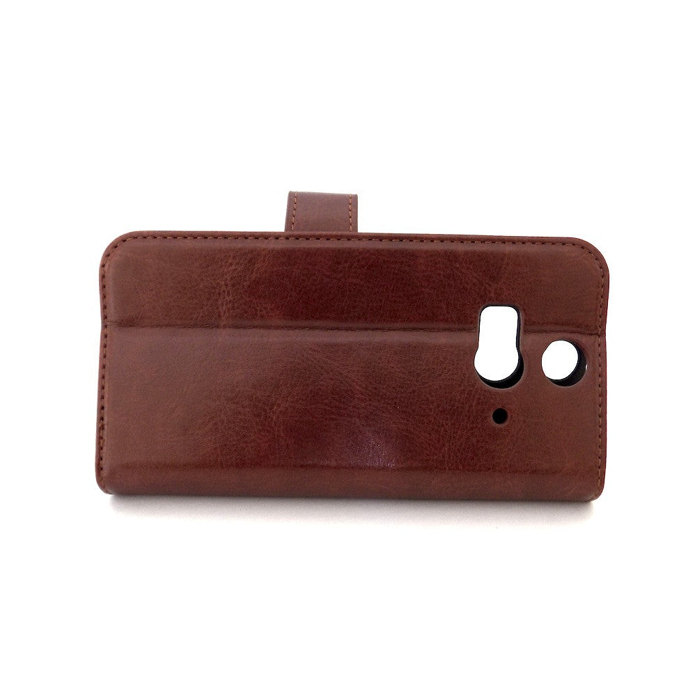 Bracevor HTC Butterfly 2 Wallet Leather Case Cover Brown