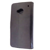 Bracevor Deluxe Black Wallet Leather Case Cover for HTC One M7 - Black 4
