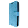 Bracevor Blue Wallet Leather Case Cover for HTC One M7 1