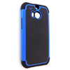 Bracevor Triple Layer Defender Back Case Cover for HTC One M8 - Blue