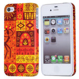 Mural Design Hard Back Case Cover for Apple iPhone 4 4s - Tribal