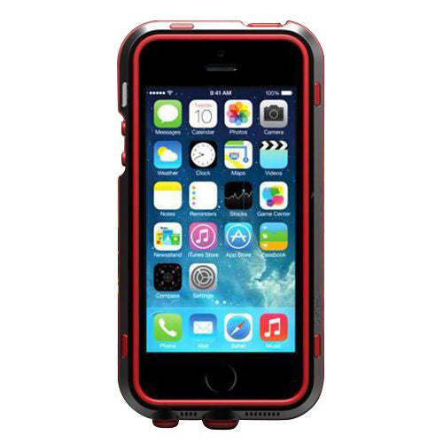 Bracevor Waterproof extreme protective PC Hard case for iPhone 5 5s - Red2