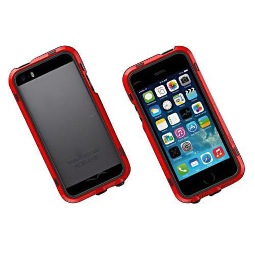 Bracevor Waterproof extreme protective PC Hard case for iPhone 5 5s - Red