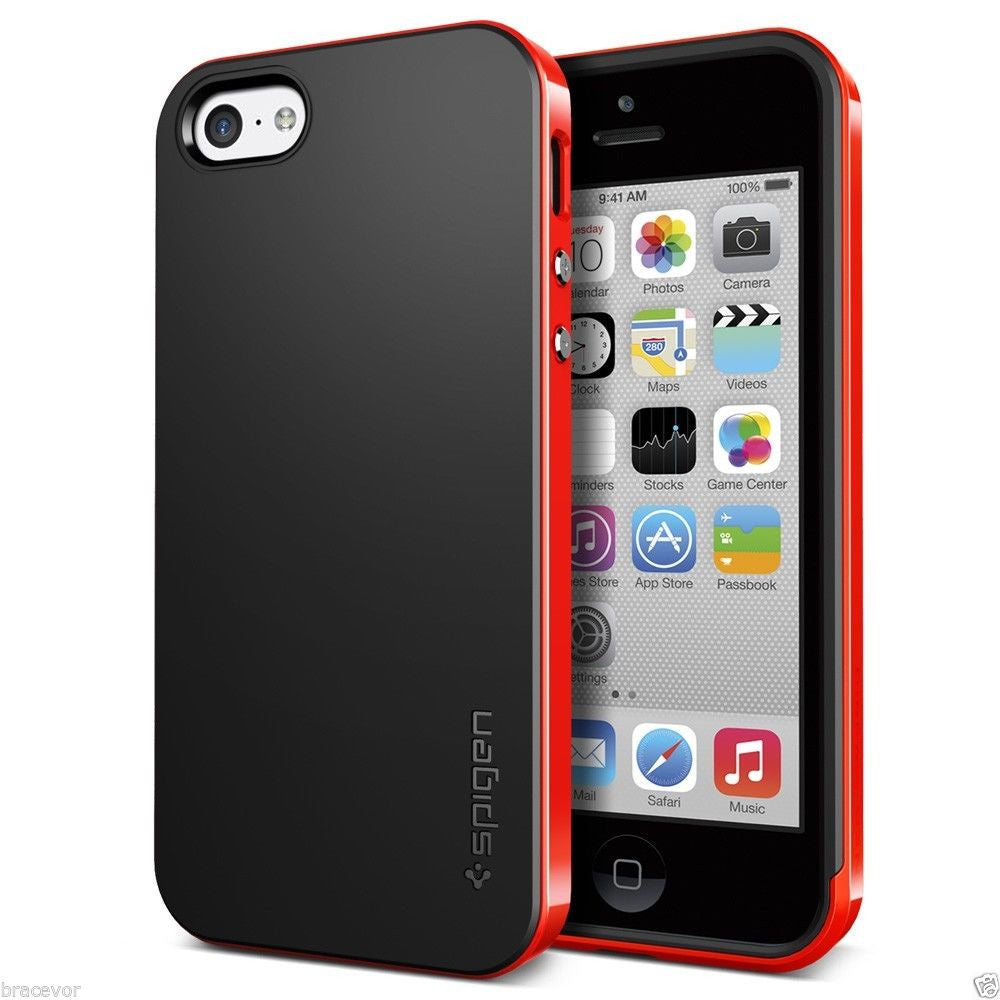 Neo Hybrid Bumper Back Case for Apple iPhone 5c - Red