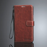 iPhone 6 Plus/6s Plus Wallet Leather Flip Case Cover - Executive Brown
