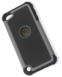 Triple Layer Defender Back Case for Apple iPod Touch 5 - Grey