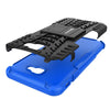 Bracevor Shockproof Samsung Galaxy On7 Prime/On7 2016/On Nxt/J7 prime Hybrid Kickstand Back Case Defender Cover - Blue