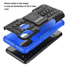 Bracevor Shockproof Lenovo k5 note Hybrid Kickstand Back Case Defender Cover - Blue