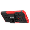 Bracevor Shockproof Samsung Galaxy M31 | M30s | M21 | F41 | M31 Prime Hybrid Kickstand Back Case Defender Cover - Red