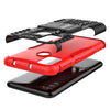 Bracevor Shockproof Samsung Galaxy M31 | M30s | M21 | F41 | M31 Prime Hybrid Kickstand Back Case Defender Cover - Red