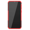 Bracevor Shockproof Samsung Galaxy M31 | M30s | M21 | F41 | M31 Prime Hybrid Kickstand Back Case Defender Cover - Red