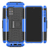 Bracevor Shockproof Samsung Galaxy M31s Hybrid Kickstand Back Case Defender Cover - Blue