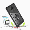 Motorola Moto E4 Plus [5.5 inch] Back Case Cover Hybrid 360 Rotating Kickstand