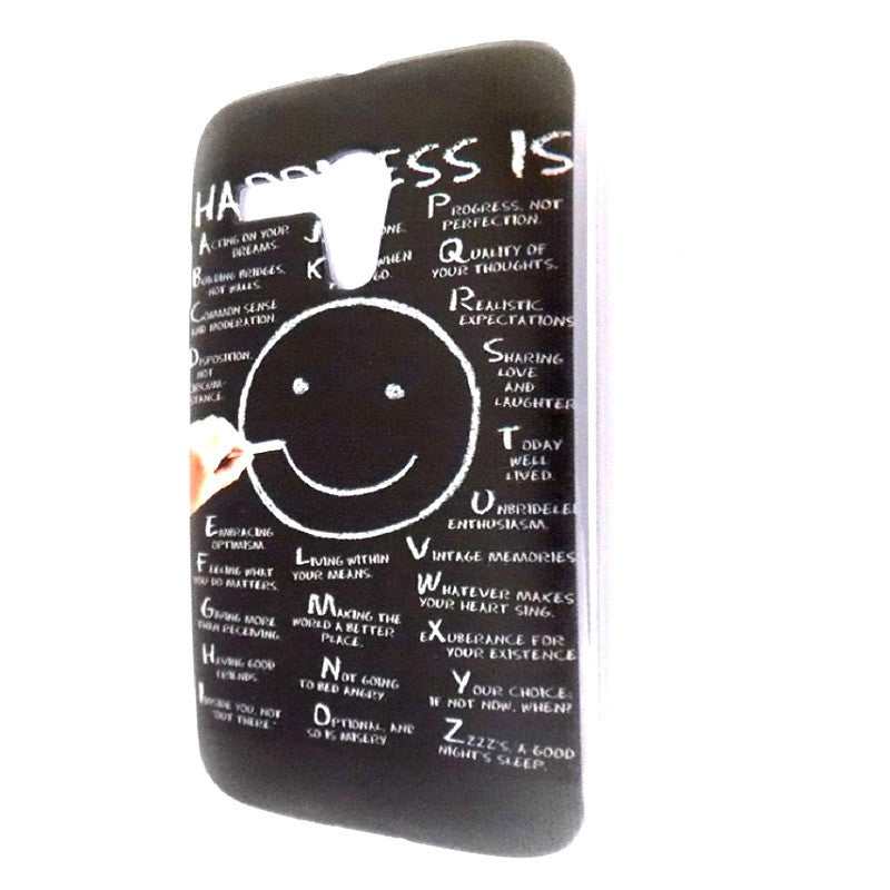 Bracevor Smiley Face Design hard back Case Cover for Motorola G XT1032 1033