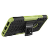 Bracevor Shockproof Xiaomi Redmi Note 8 Hybrid Kickstand Back Case Defender Cover - Military Green