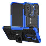 Bracevor Shockproof Xiaomi Redmi Note 8 Pro Hybrid Kickstand Back Case Defender Cover - Blue