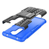 Bracevor Shockproof Xiaomi Redmi Note 8 Pro Hybrid Kickstand Back Case Defender Cover - Blue