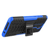 Bracevor Shockproof Xiaomi Redmi Note 8 Pro Hybrid Kickstand Back Case Defender Cover - Blue