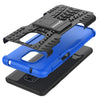 Bracevor Shockproof Xiaomi Redmi Note 9 Pro | Note 9 Pro Max | Poco M2 Pro Hybrid Kickstand Back Case Defender Cover - Blue