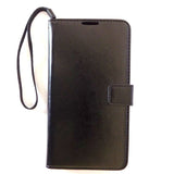 Deluxe Black Samsung Galaxy Note 3 Neo Wallet Leather Case