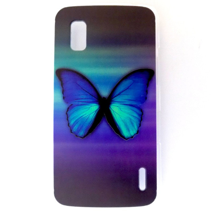 Bracevor Splendid Butterfly Design Hard Back Case for LG Google Nexus 4