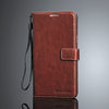 Samsung galaxy note 5 leather wallet flip stand case cover Bracevor 1
