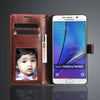 Samsung galaxy note 5 leather wallet flip stand case cover Bracevor 3