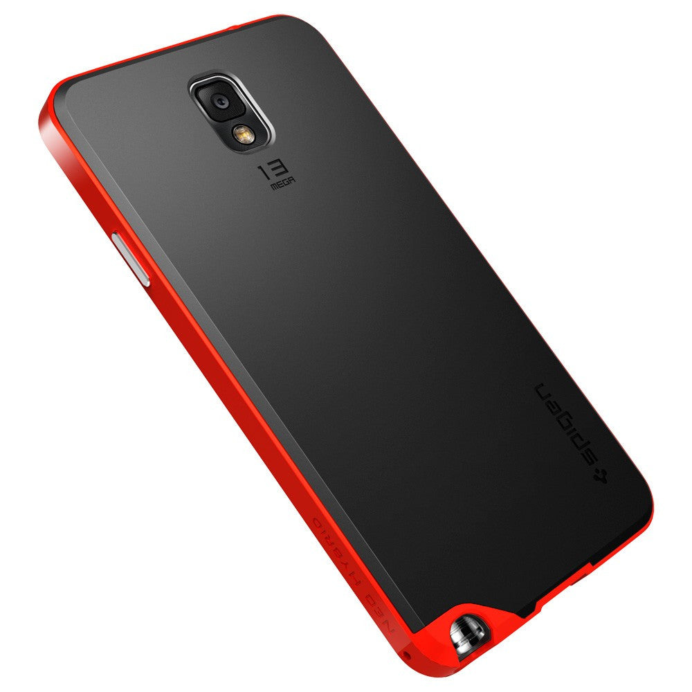Bracevor Neo Hybrid Bumper Back Case for Samsung Galaxy Note 3 - Red