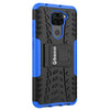 Bracevor Shockproof Xiaomi Redmi Note 9 Hybrid Kickstand Back Case Defender Cover - Blue