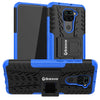 Bracevor Shockproof Xiaomi Redmi Note 9 Hybrid Kickstand Back Case Defender Cover - Blue