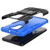 Bracevor Shockproof Xiaomi Redmi Note 9 Hybrid Kickstand Back Case Defender Cover - Blue