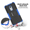 Bracevor Shockproof Xiaomi redmi note 4 Hybrid Kickstand Back Case Defender Cover - Blue