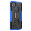 Bracevor Shockproof Xiaomi Redmi 9 Hybrid Kickstand Back Case Defender Cover - Blue