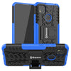 Bracevor Shockproof Xiaomi Redmi 9 Hybrid Kickstand Back Case Defender Cover - Blue