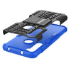 Bracevor Shockproof Xiaomi Redmi Note 8 Hybrid Kickstand Back Case Defender Cover - Blue