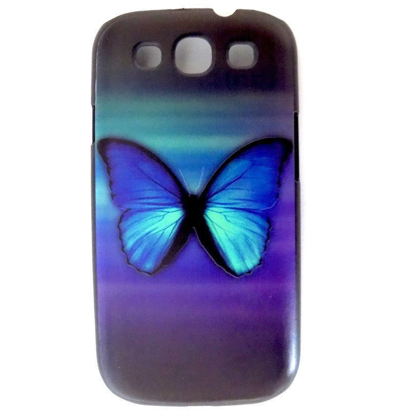 Bracevor Butterfly Design Hard Back Case for Samsung Galaxy S3