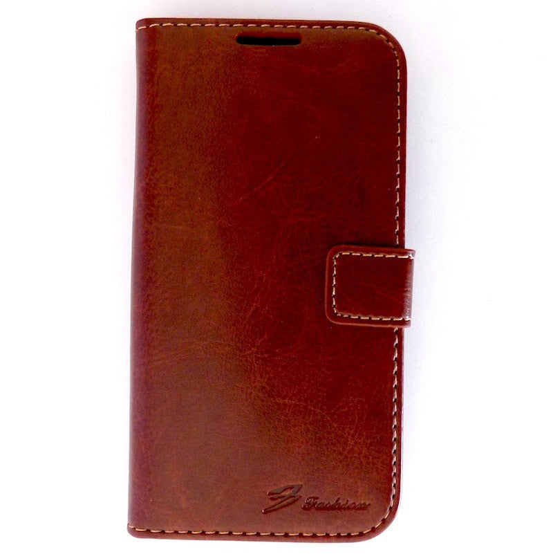 s4 Leather case Brown Samsung Galaxy S4 i9500 Wallet Leather Case