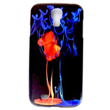 Fire and Ice Design Hard Back Case for Samsung Galaxy S4 i9500