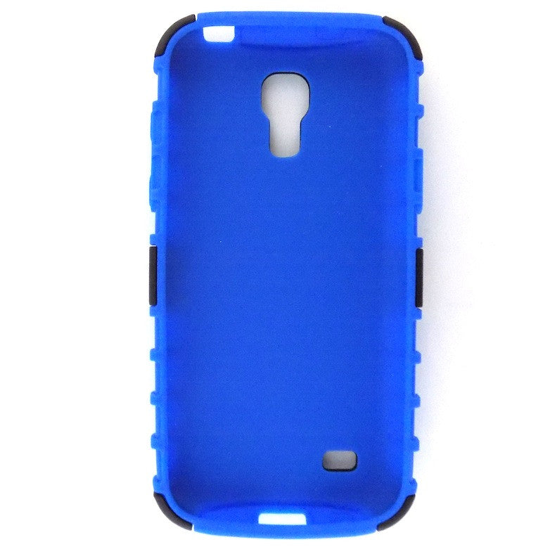 Bracevor Rugged Armor Hybrid Kickstand Case Cover for Samsung Galaxy  S4 mini - Blue