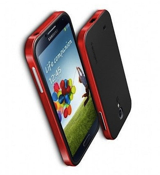 Bracevor Neo Hybrid Bumper Back Case for Samsung Galaxy S4 I9500 - Red