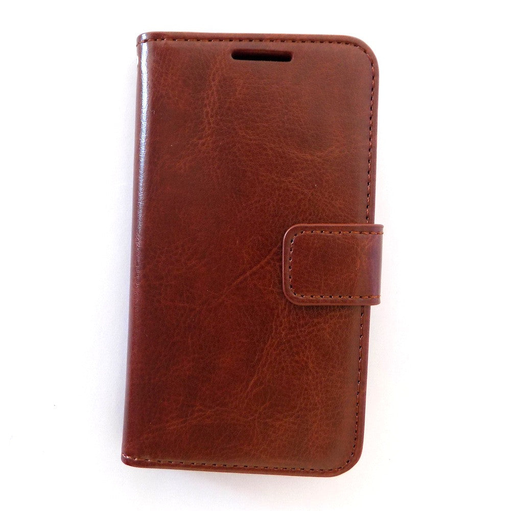 Bracevor Executive Brown Samsung Galaxy S4 mini Wallet Leather Case Cover