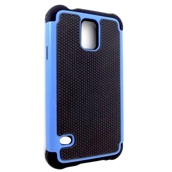 Bracevor Triple Layer Defender Back Case Cover for Samsung Galaxy S5 i9600 - Blue