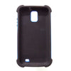 Bracevor Triple Defender Back Case Cover for Samsung Galaxy S II Duos I929 - Blue