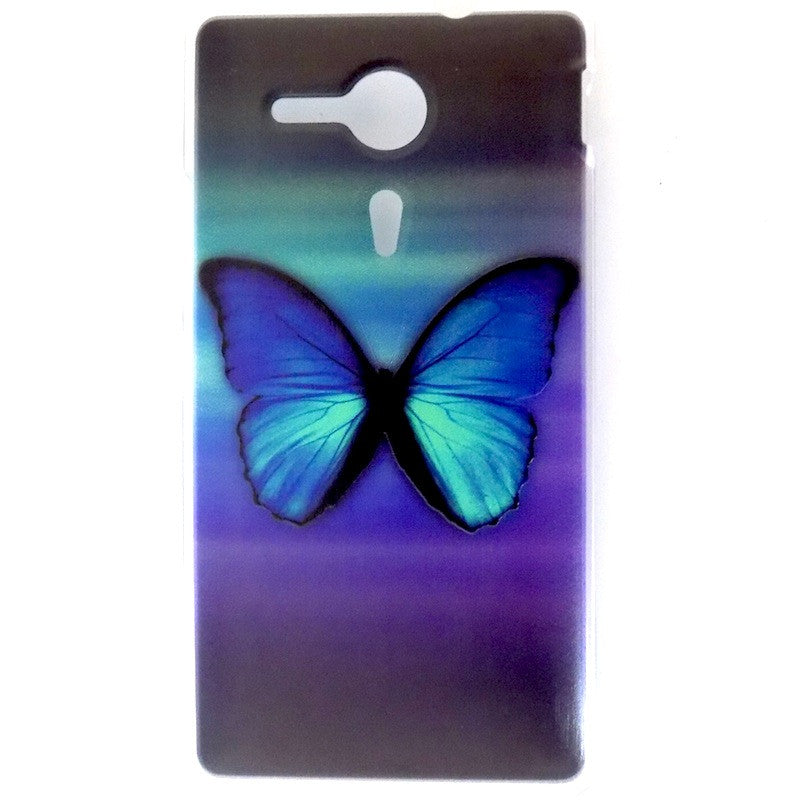 Bracevor Splendid Butterfly Design Hard Back Case for Sony Xperia SP