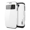 Bracevor S View Armor Smart Flip Case for Samsung Galaxy S4 i9500 - White